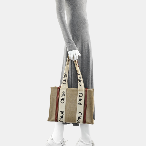 Woody Medium Canvas Beige