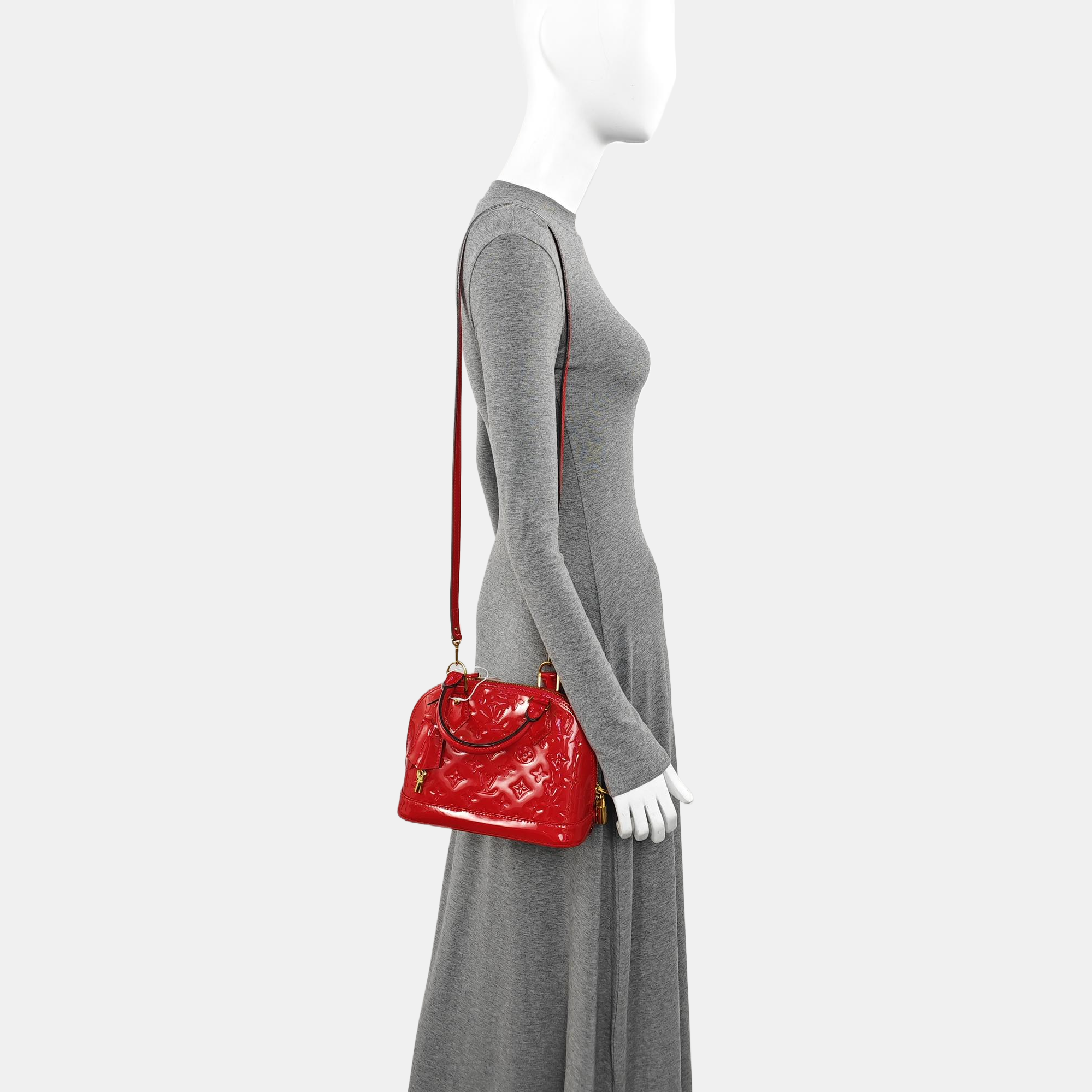 ALMA BB Patent Leather Red