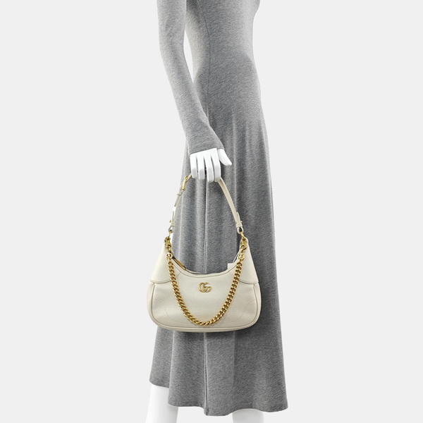 Aphrodite Small Calfskin White
