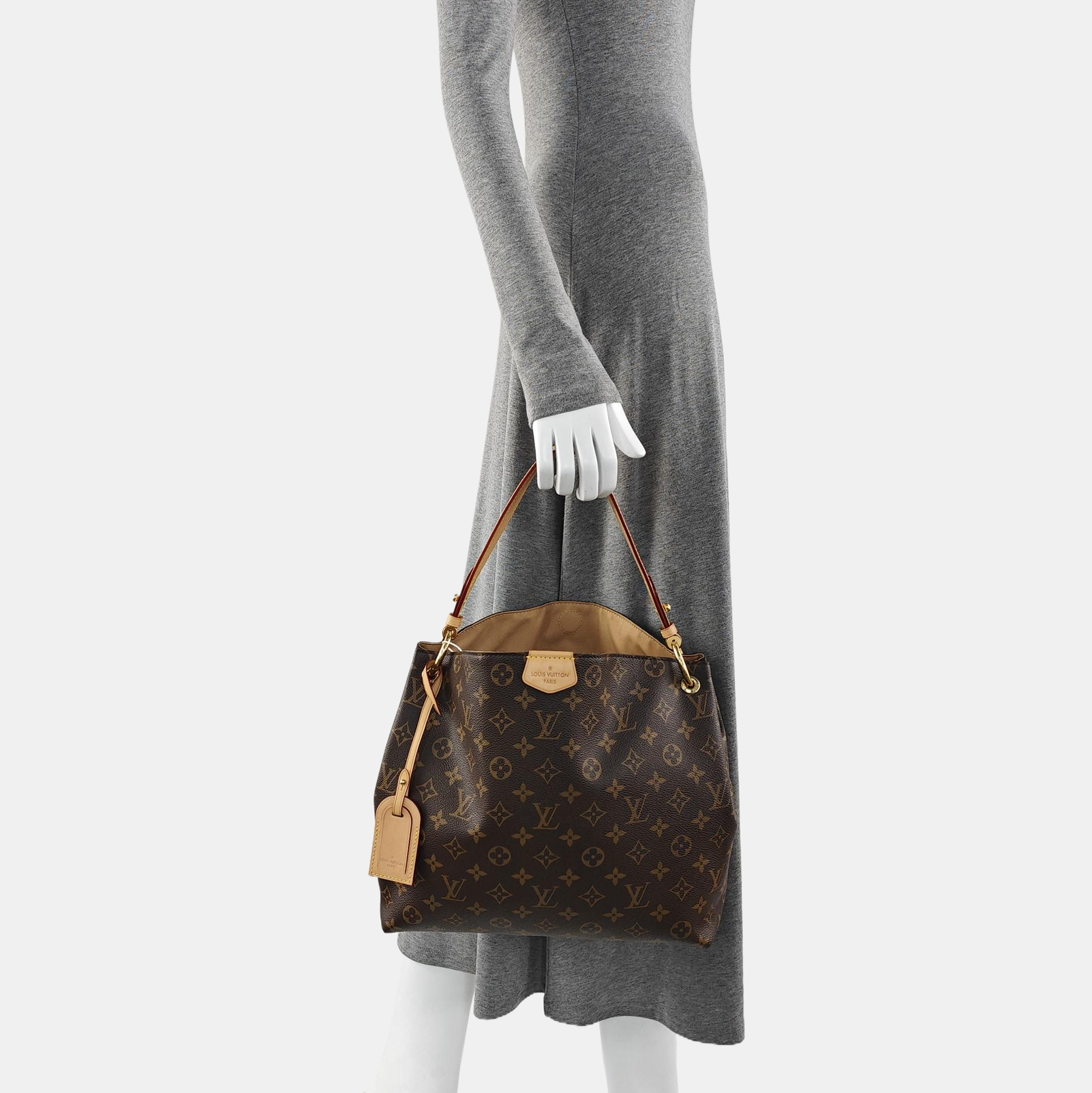 GRACEFUL TPM Monogram Coated Canvas Brown