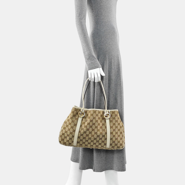 Miss GG Monogram Canvas Brown