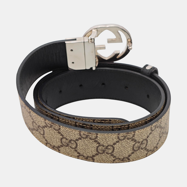 Leather Belt Beige