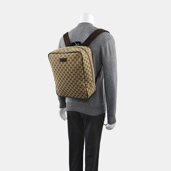 Monogram Canvas Backpack Brown