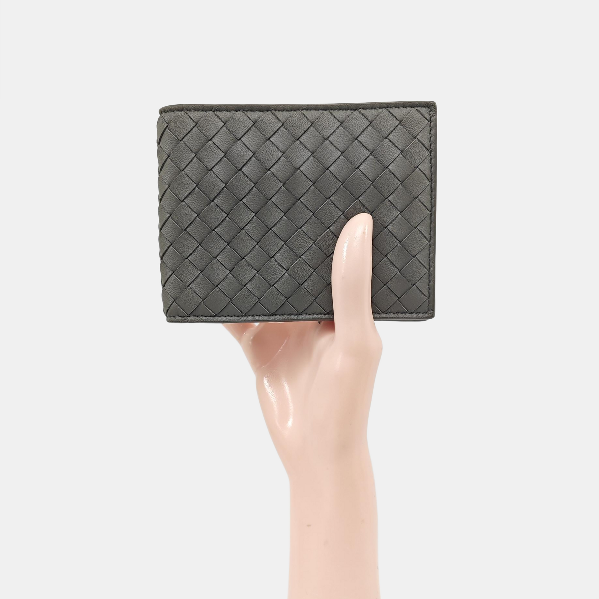Calfskin Wallet Gray