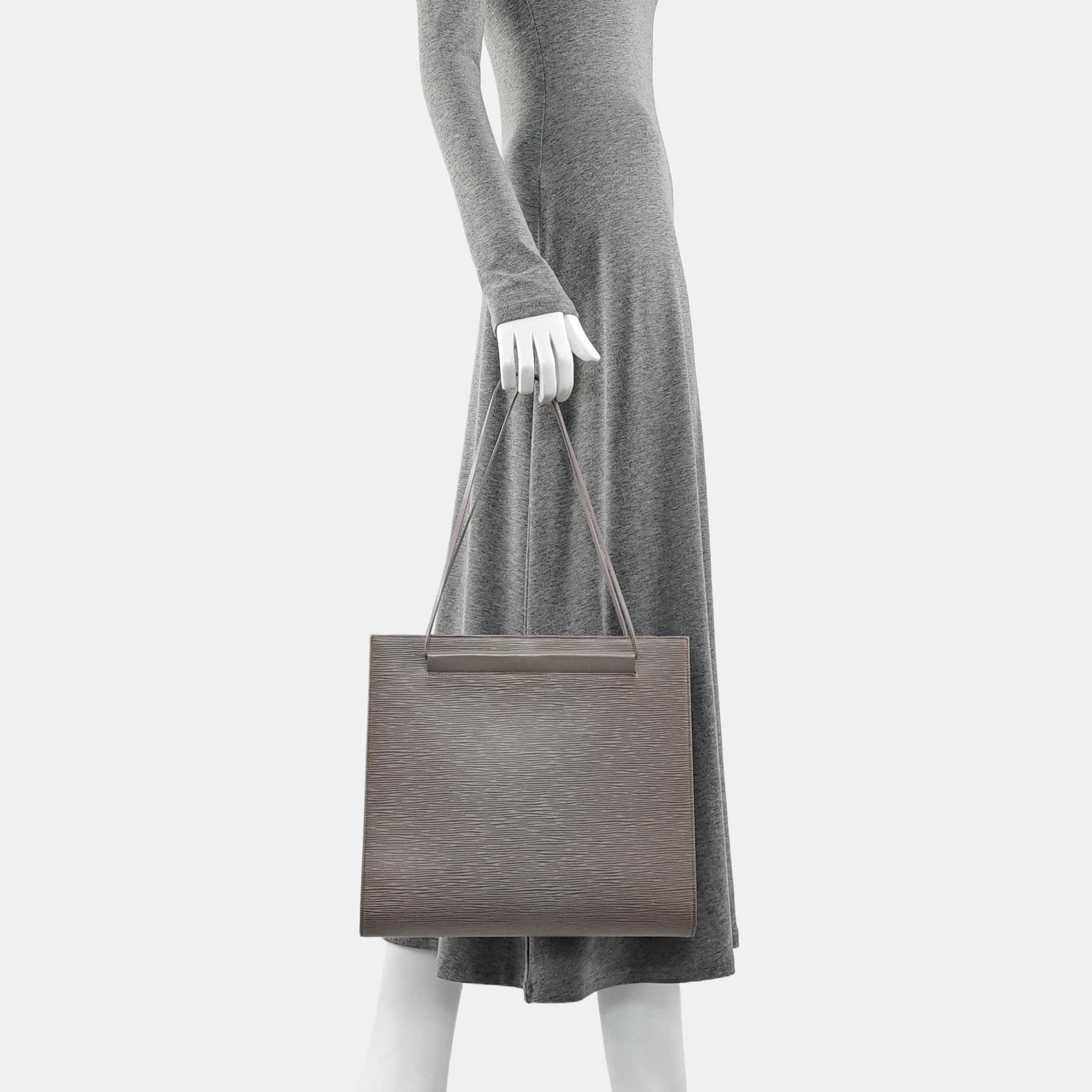 VINTAGE CROISETTE Epi Gray