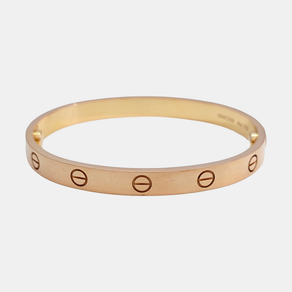 LOVE 18k Rose Gold Bangle