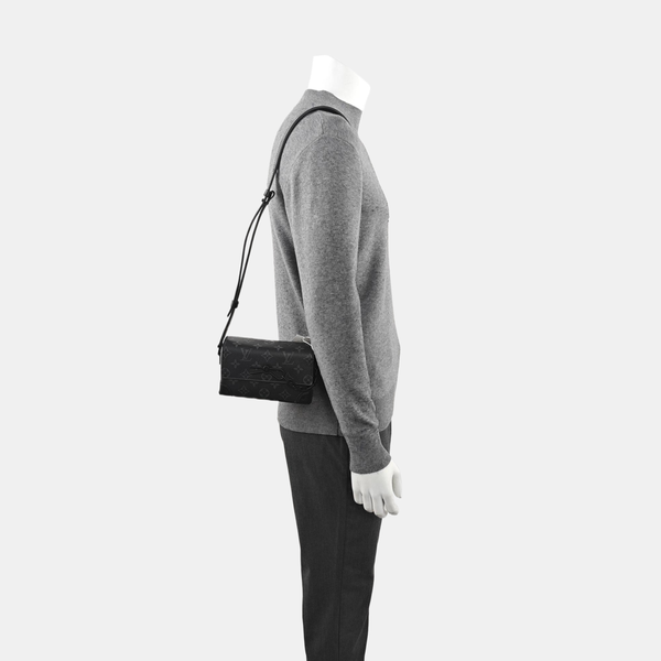 STEAMER Mini Monogram Coated Canvas Black
