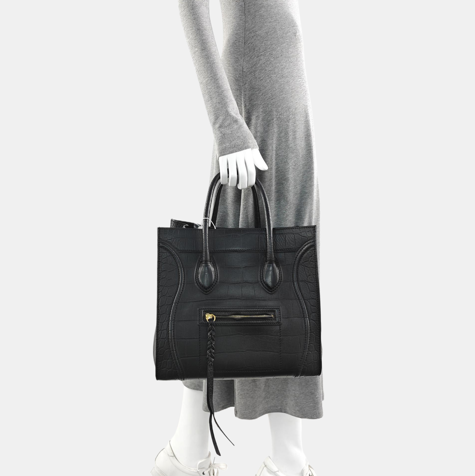 PHANTOM Medium Calfskin Black