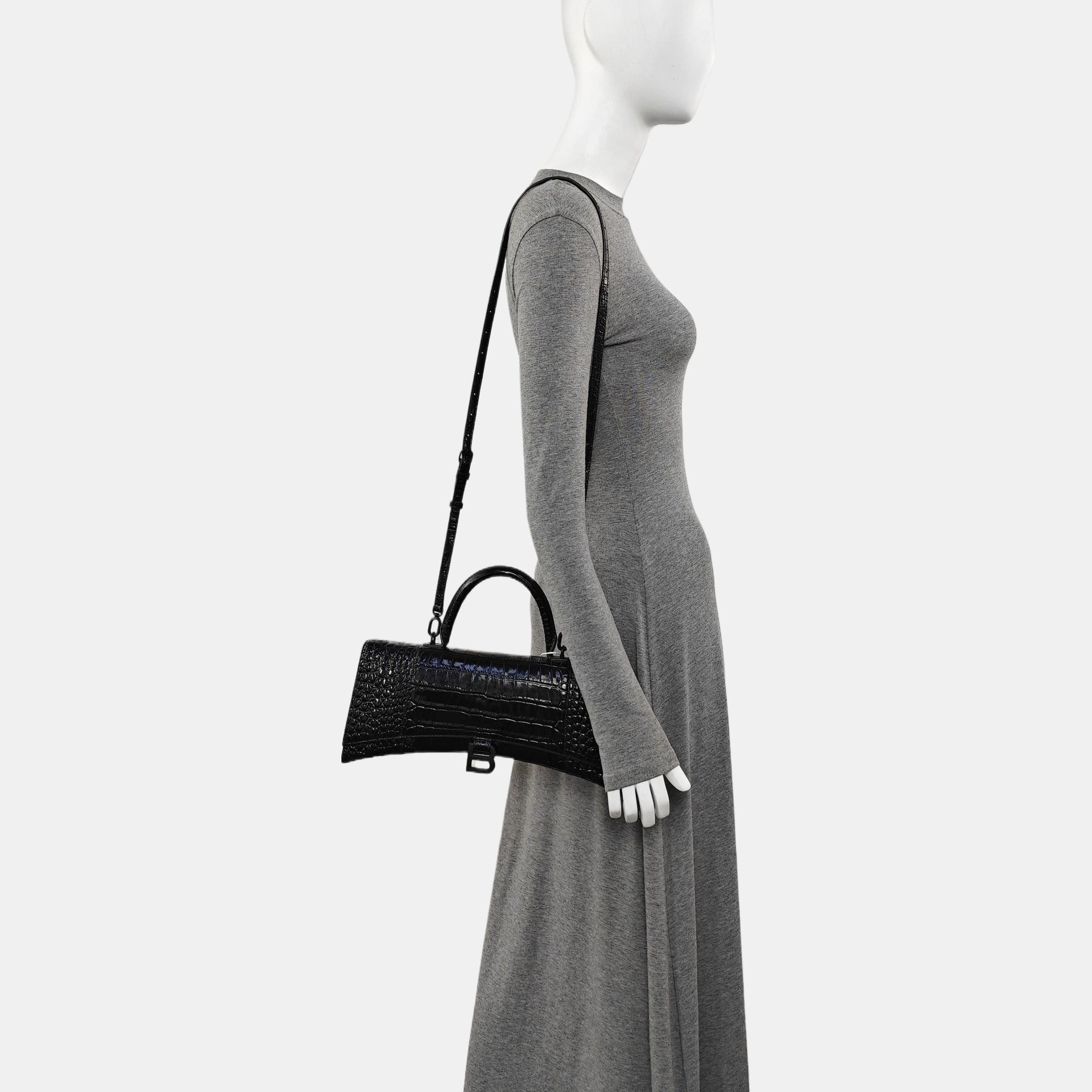 Hourglass Calfskin Black