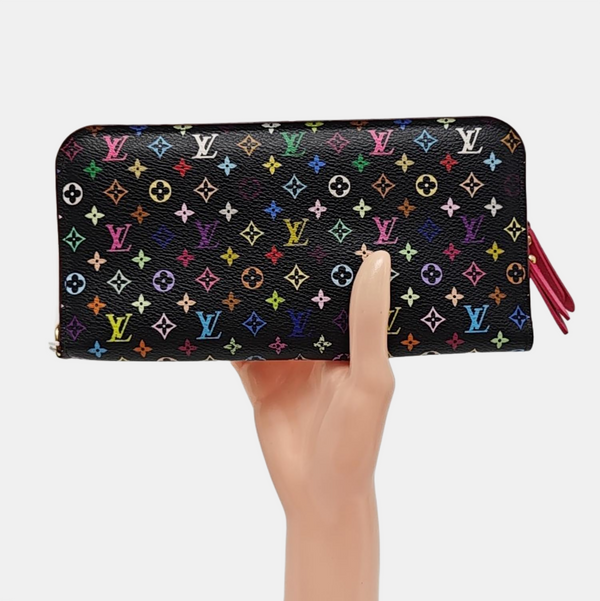 LV × TM INSOLITE Monogram Coated Canvas Black Wallet