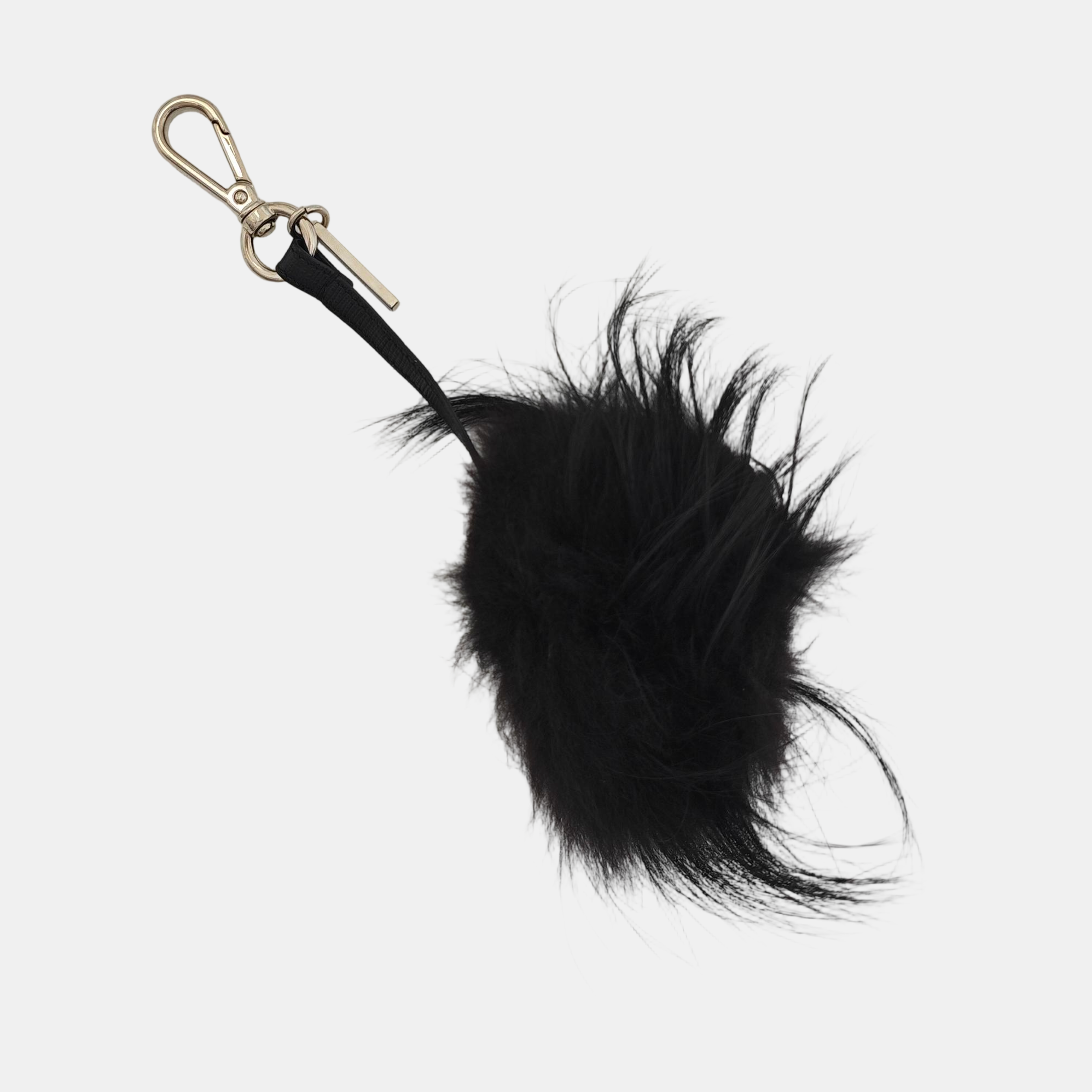 Fabric Bag Charm Black