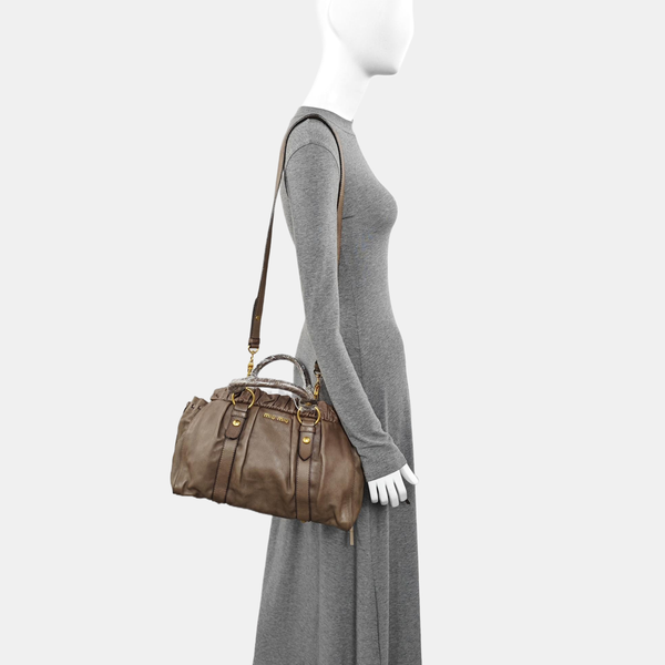 Calfskin Tote Bag Brown