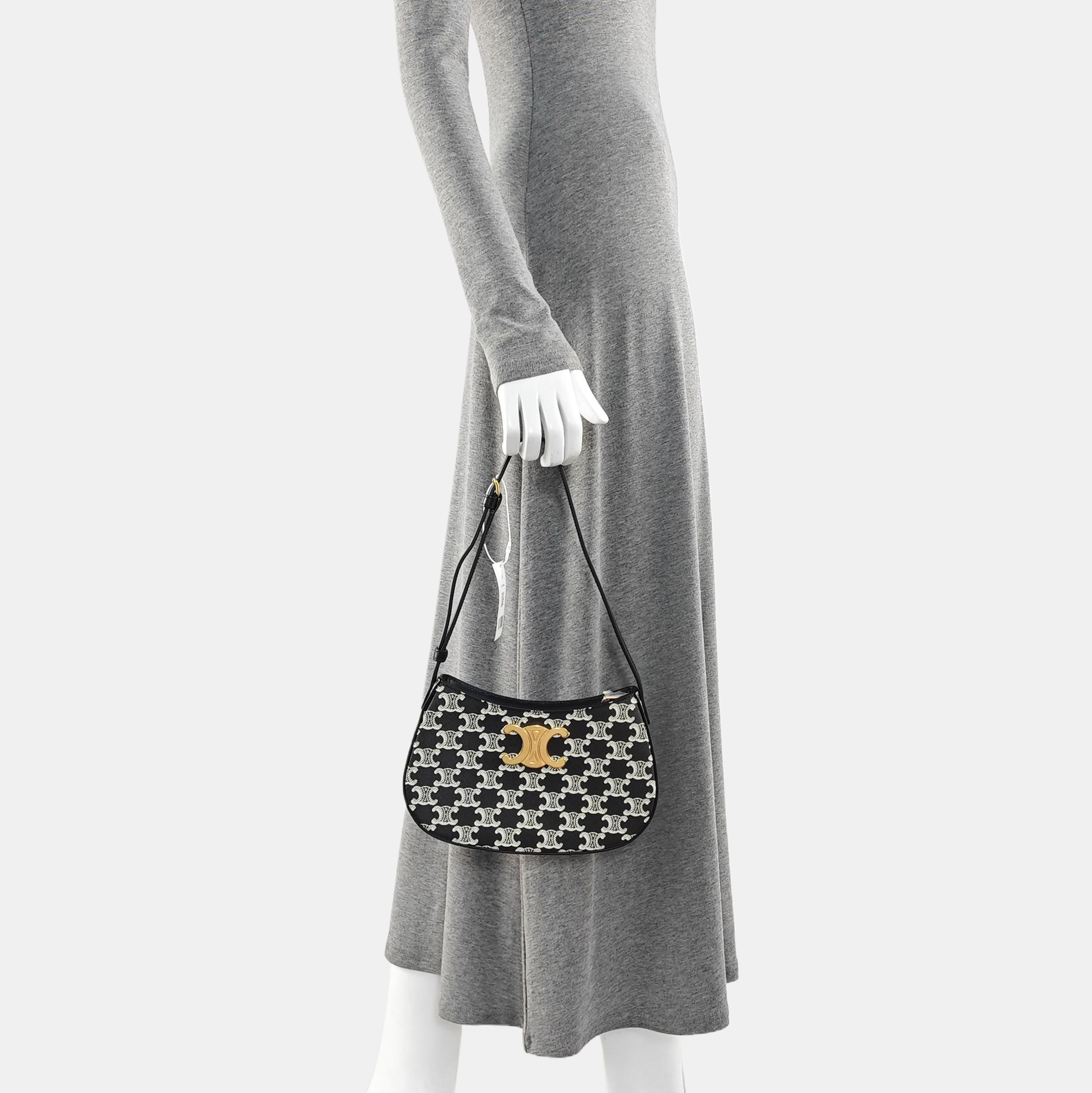 TILLY Medium Calfskin Black