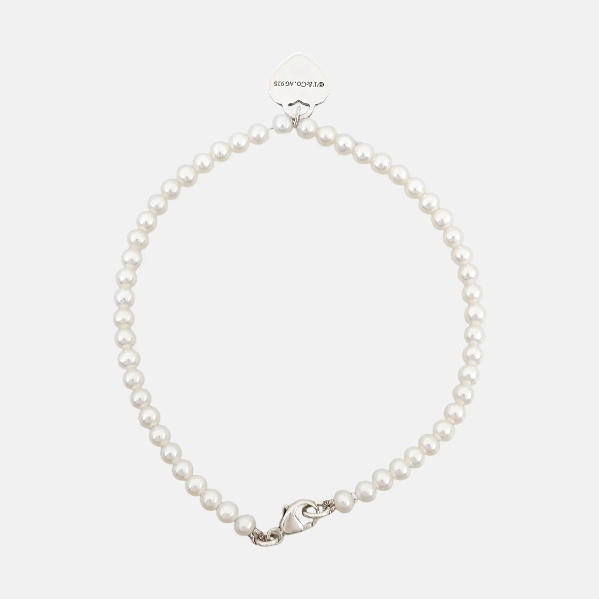 Return To Tiffany 925 Sterling Silver White Bracelet