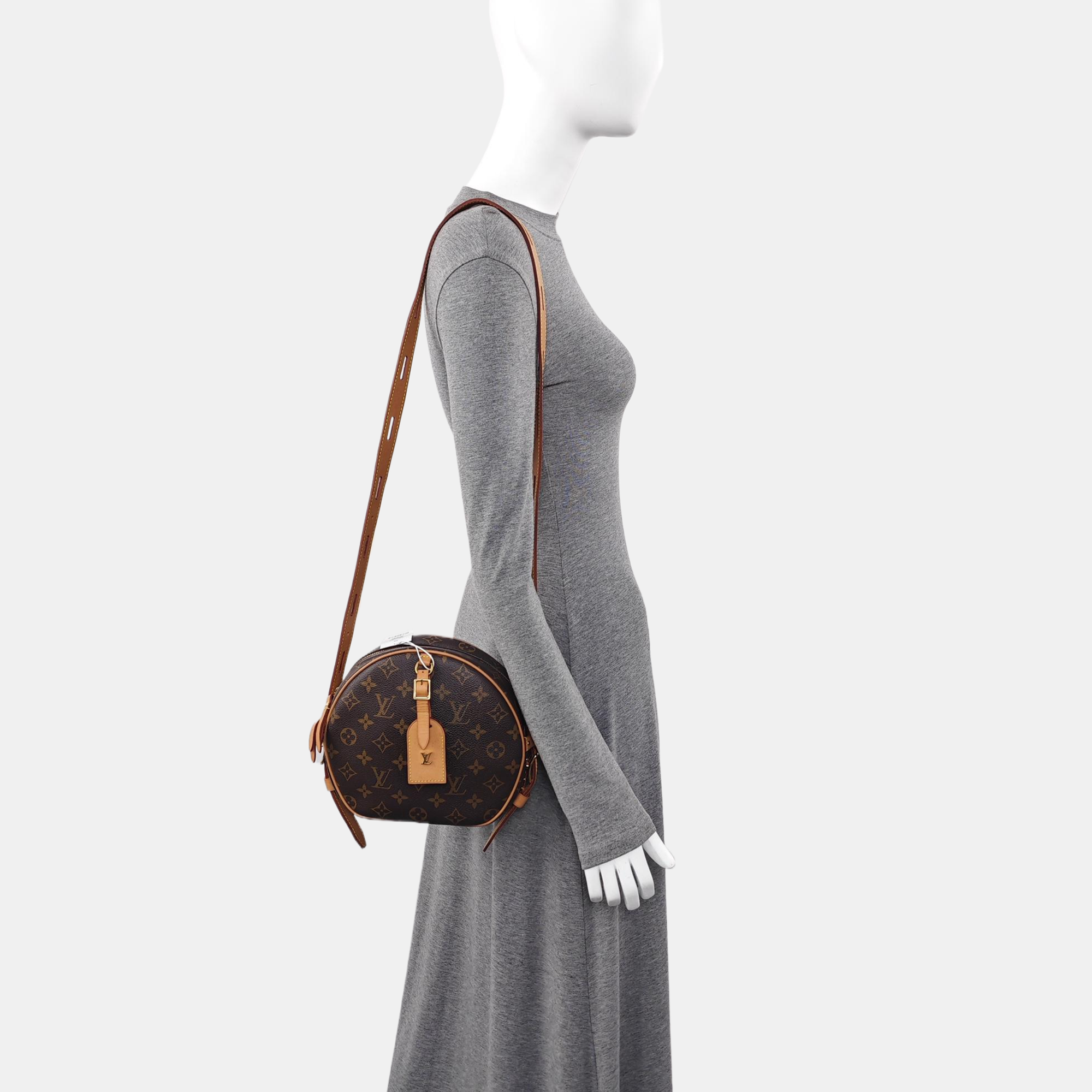 BOITE CHAPEAU MM Monogram Coated Canvas Brown