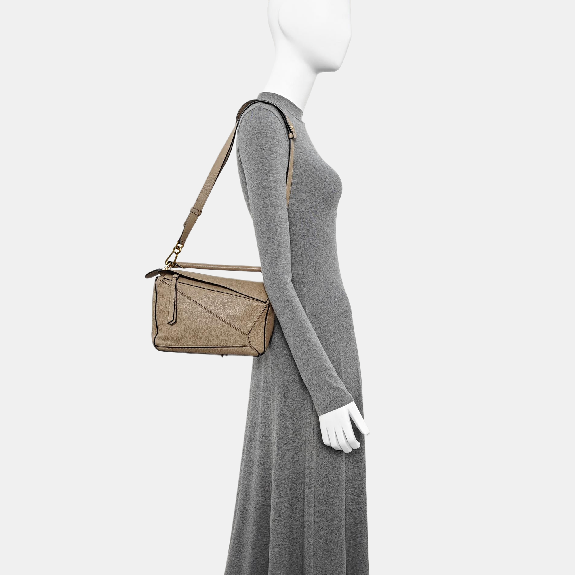 Puzzle Small Calfskin Gray