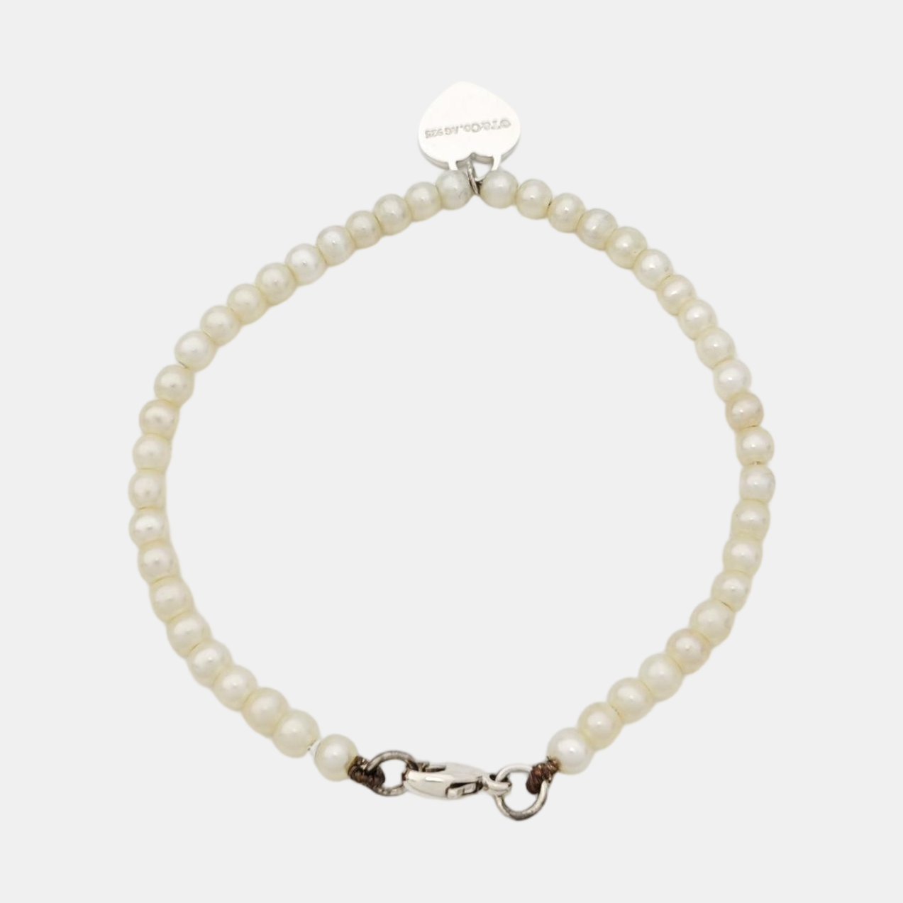 Return To Tiffany 925 Sterling Silver White Bracelet