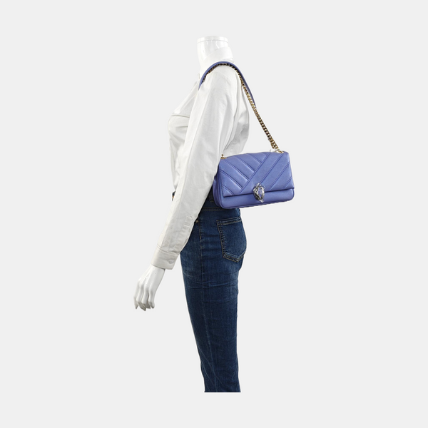 SERPENTI CABOCHON Small Quilted Lambskin Blue