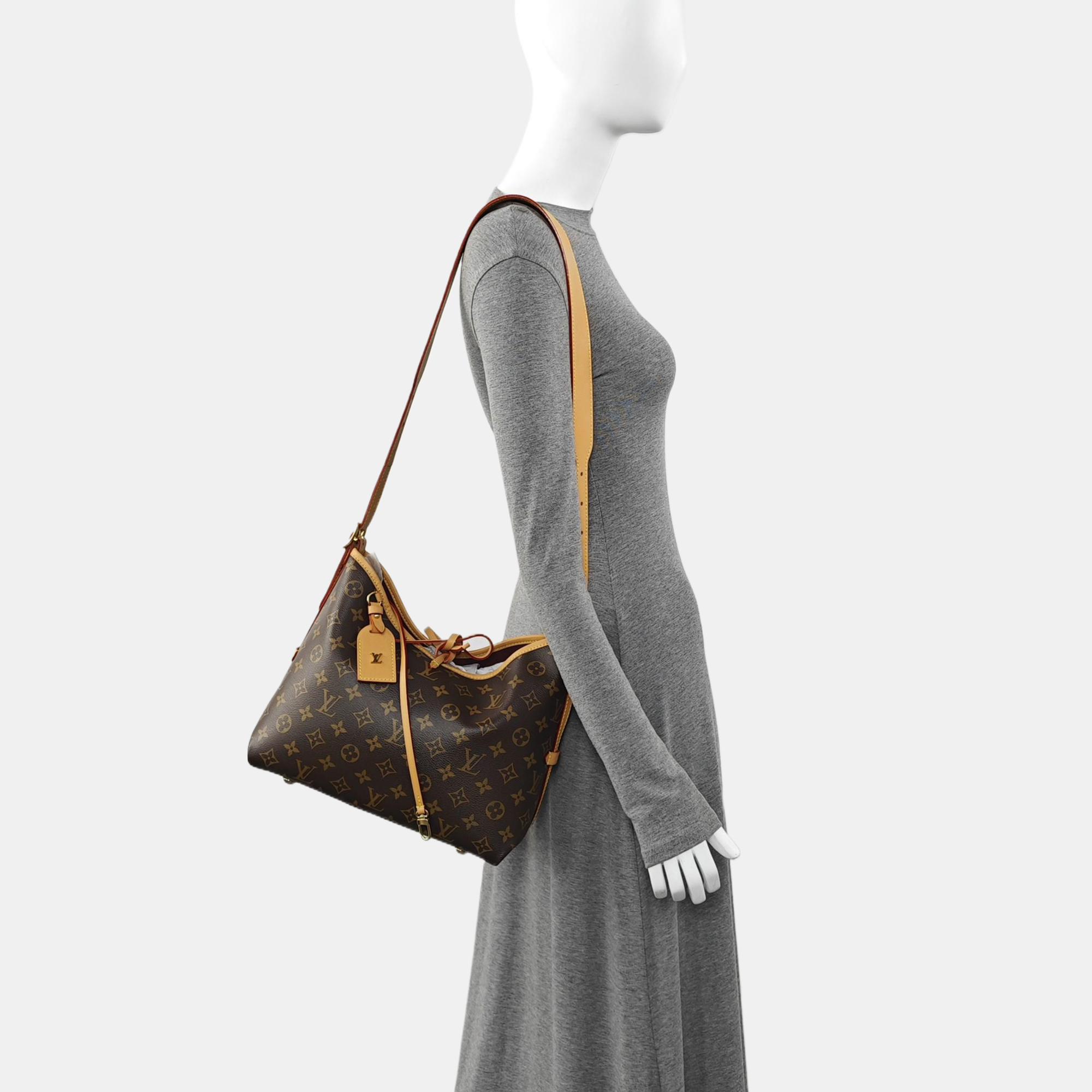CARRYALL PM Monogram Coated Canvas Brown