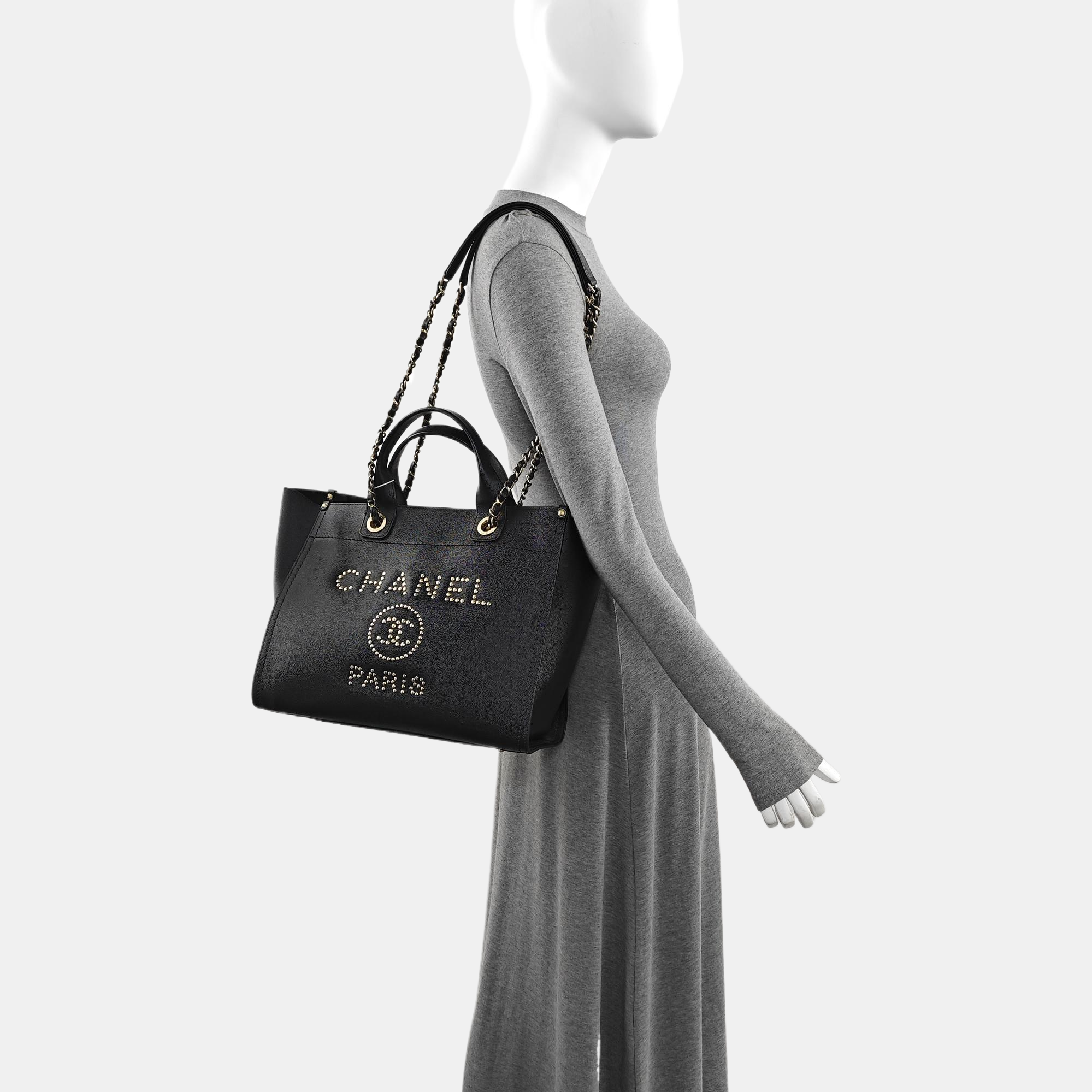 DEAUVILLE Small Calfskin Black