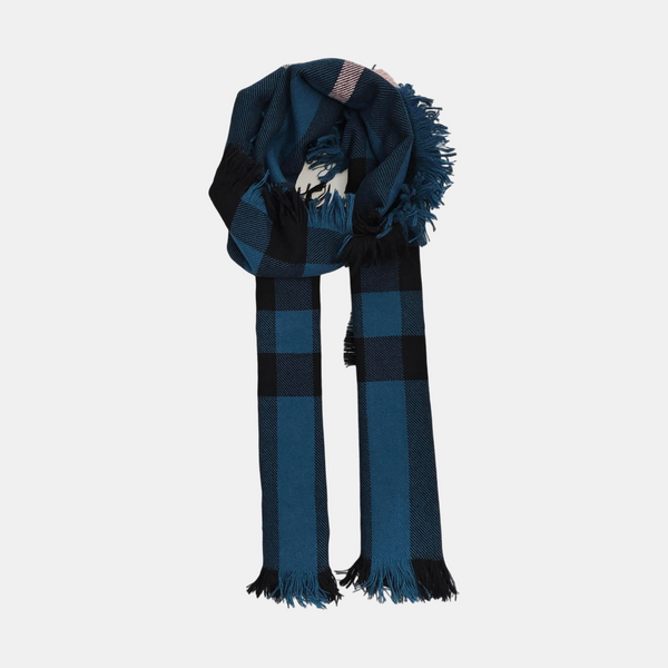Wool Scarf Blue