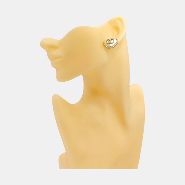Metal Gold Stud Earrings
