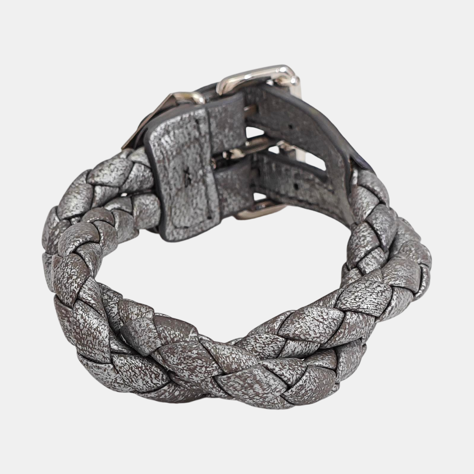 Leather Gray Bangle