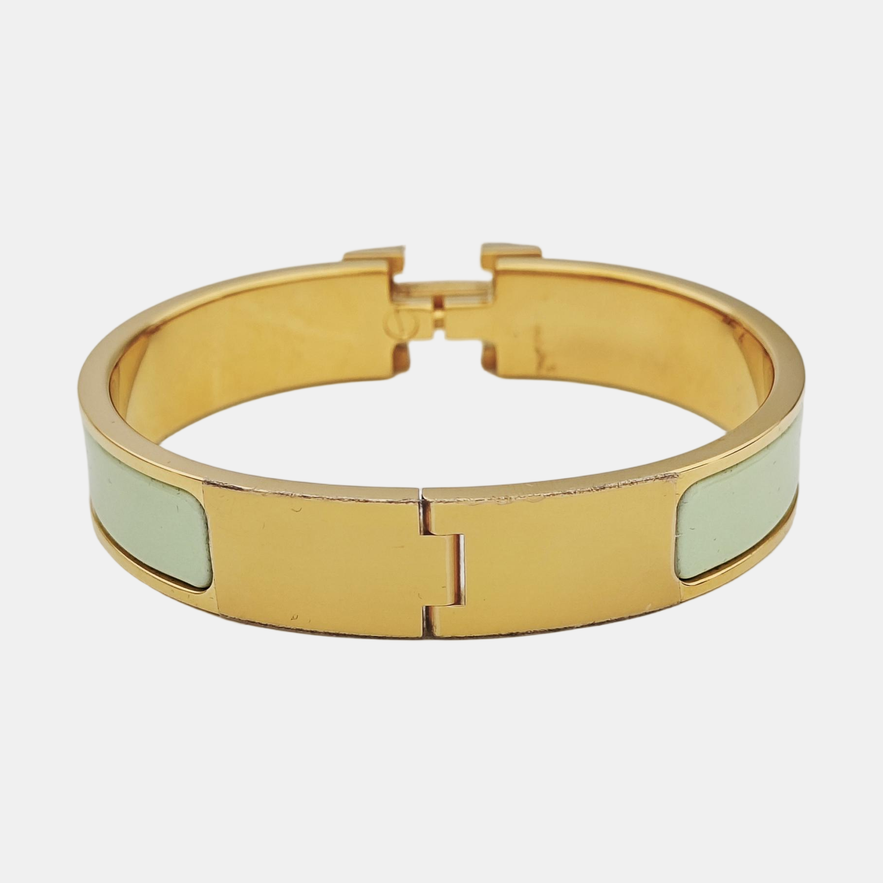 Clic H Metal Gold Bangle
