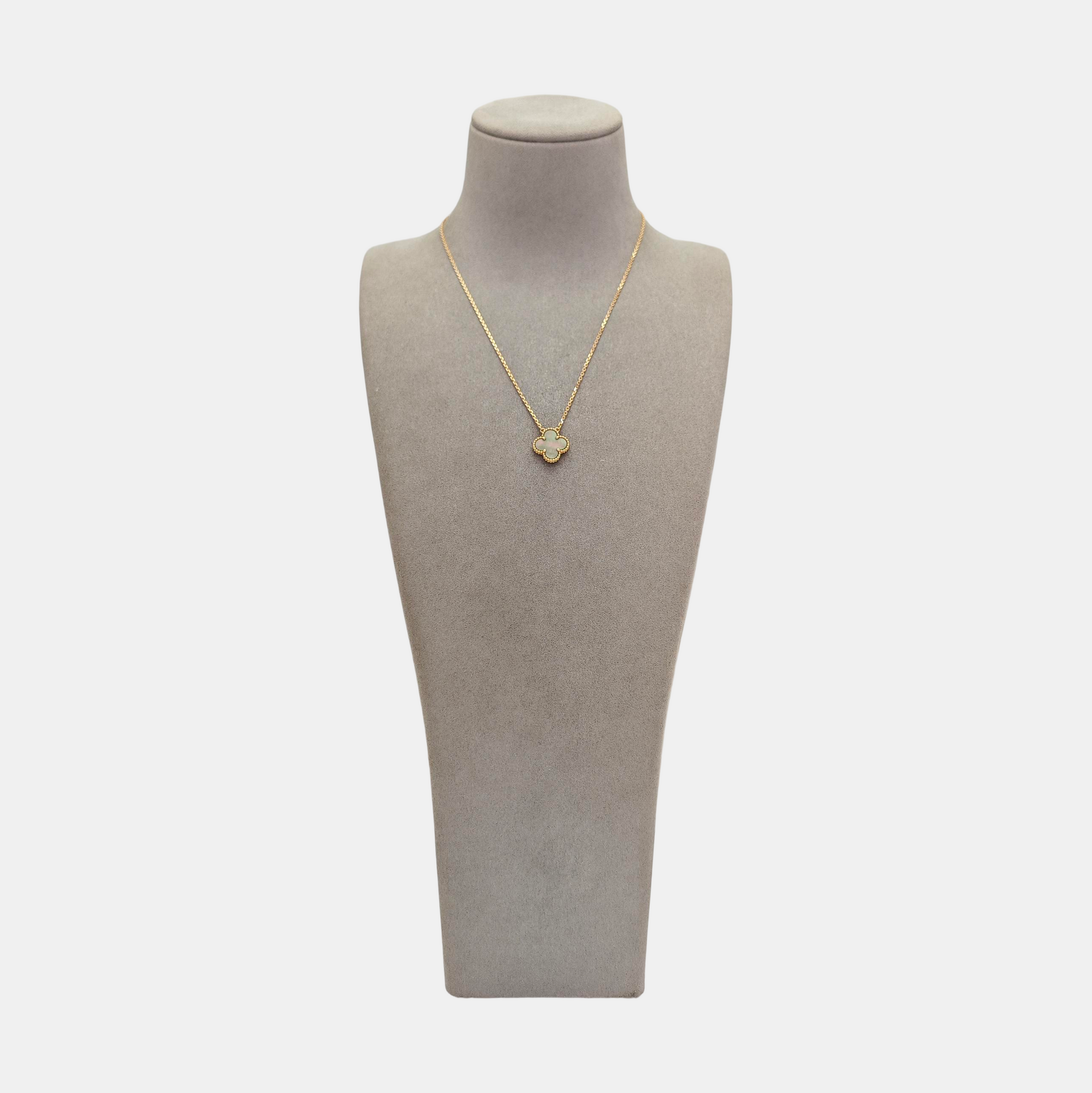 Vintage Alhambra 18k Rose Gold Necklace