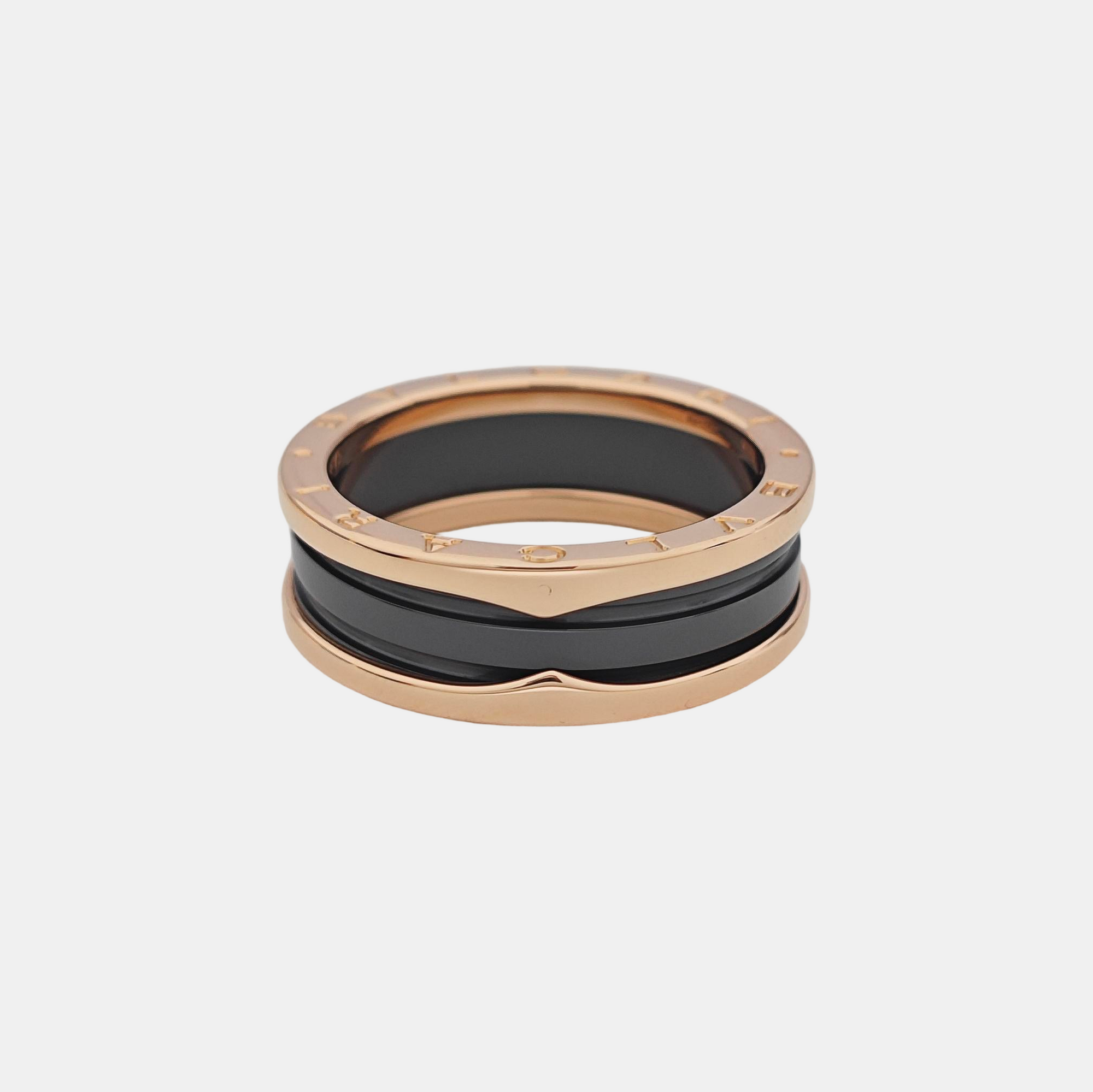 B.ZERO1 18k Rose Gold Ring EU 65