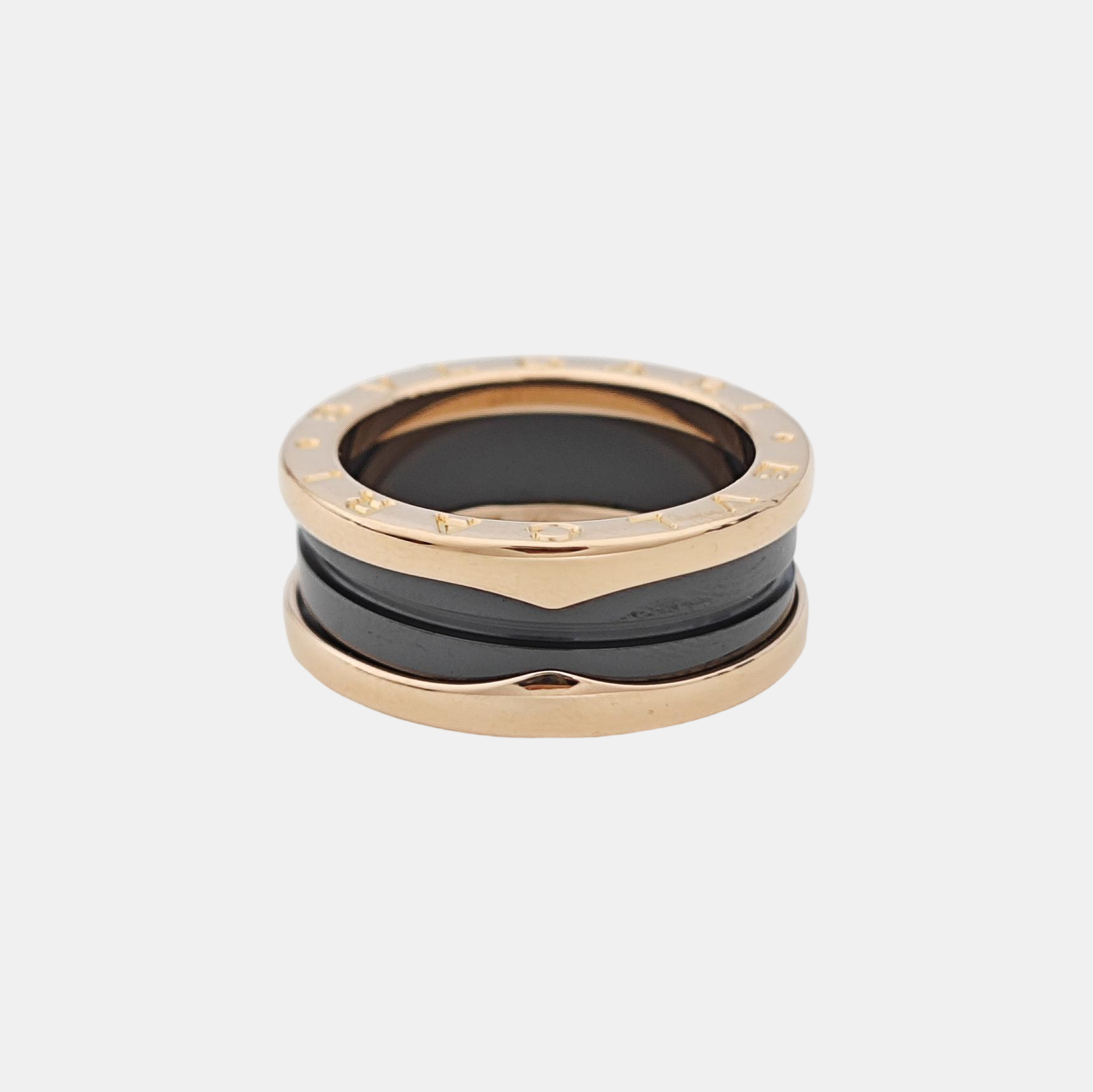 B.ZERO1 18k Rose Gold Ring EU 52