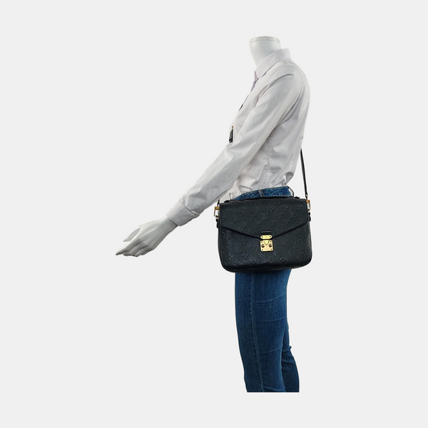 MÉTIS MM Monogram Calfskin Black