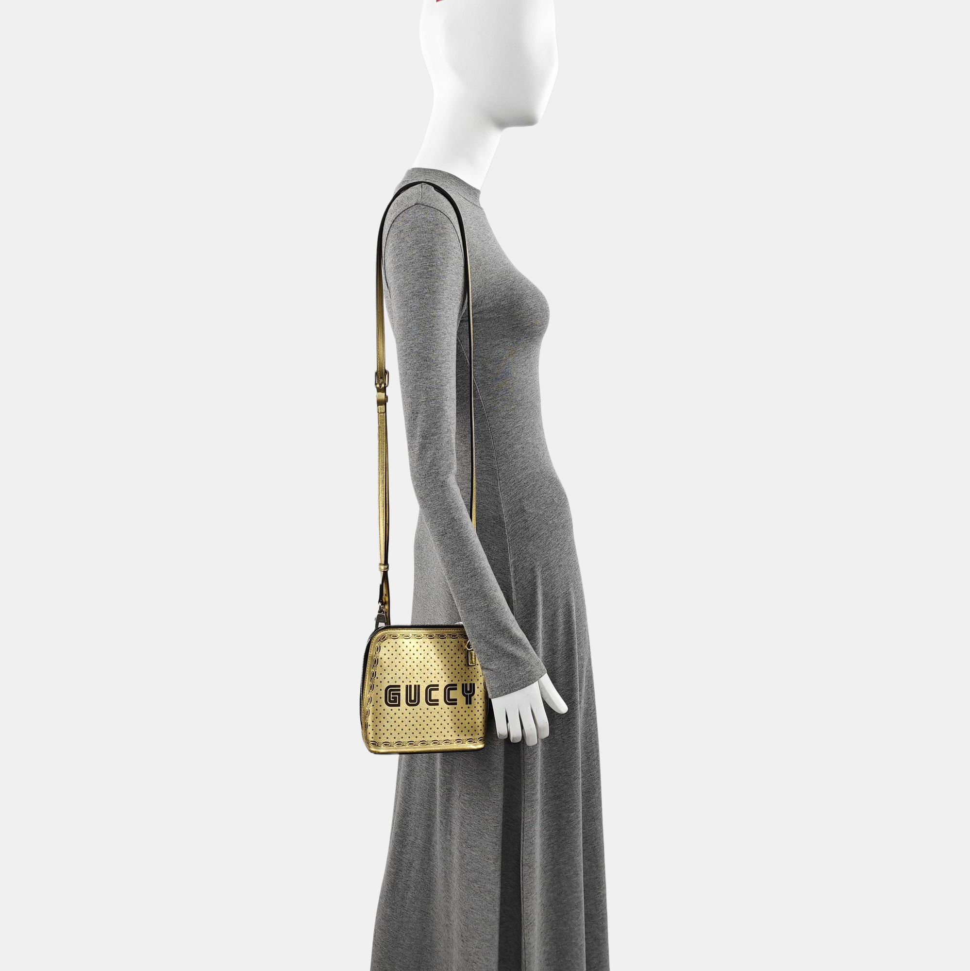 Gucci X Sega Small Calfskin Gold