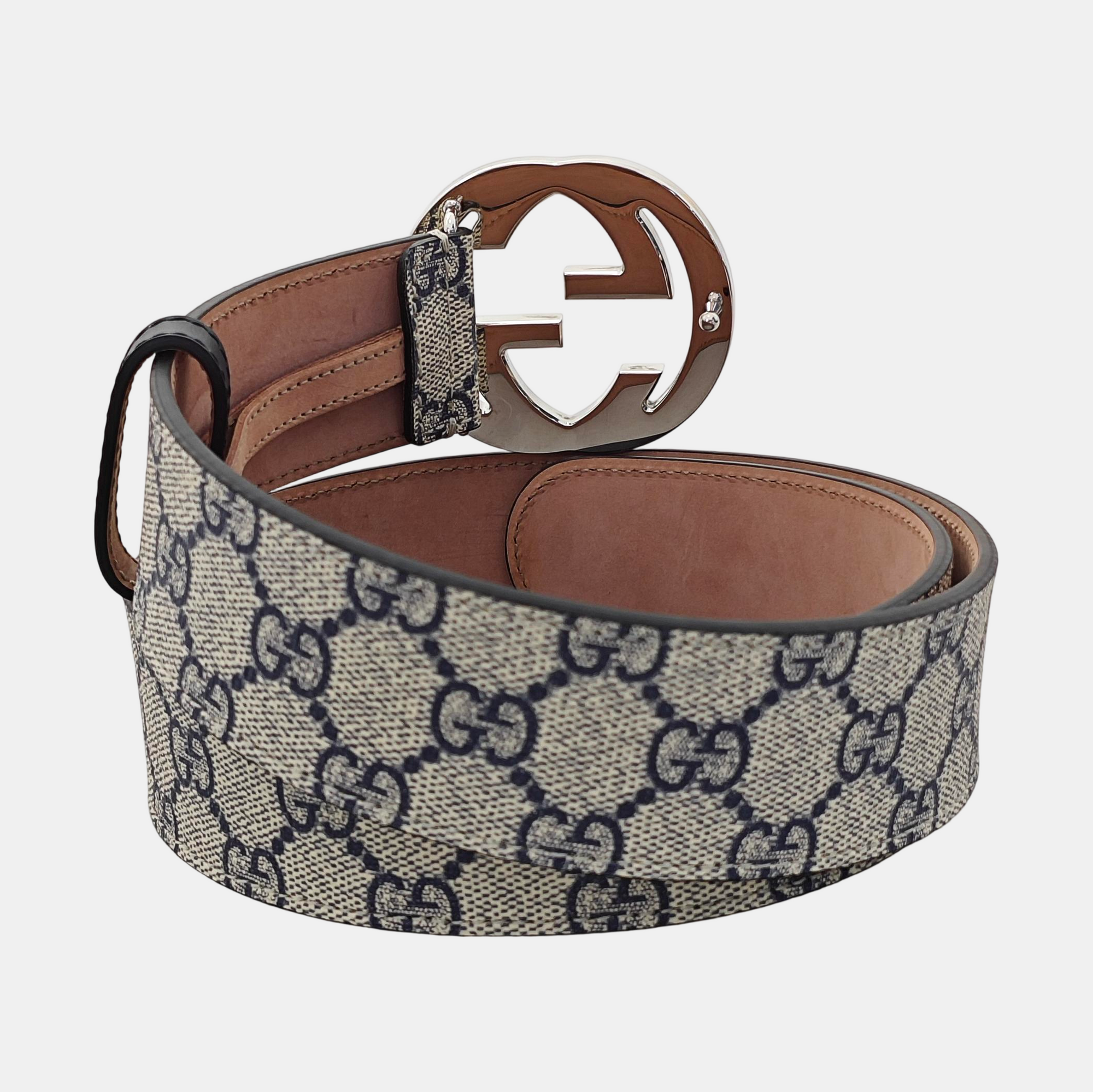 Coated Canvas Belt White