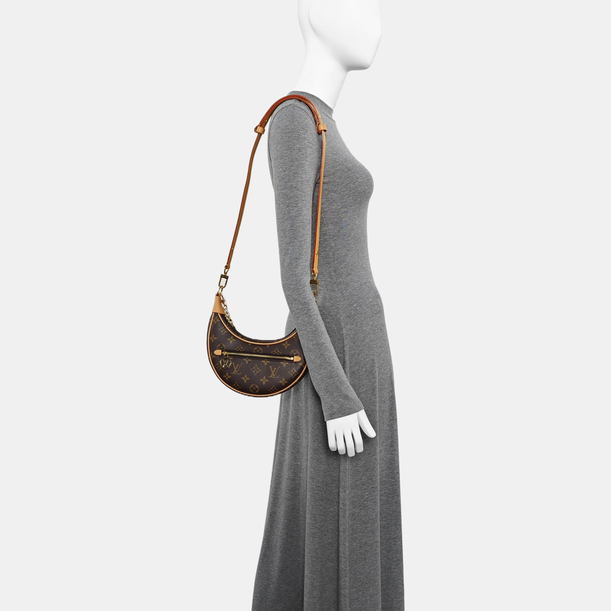 LOOP Monogram Coated Canvas Brown