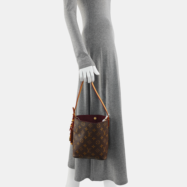 ALL IN Monogram Coated Canvas Brown