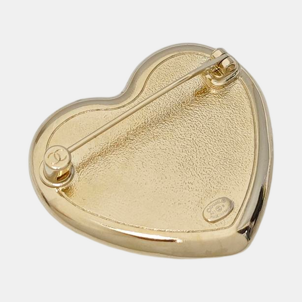 Metal Gold Brooch