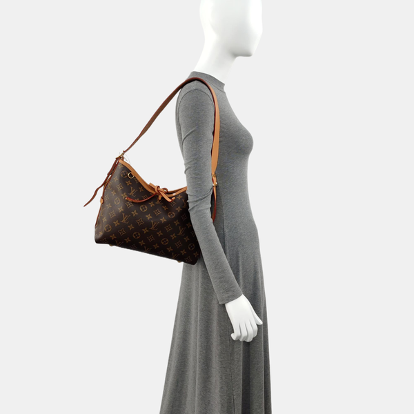 CARRYALL PM Monogram Coated Canvas Brown