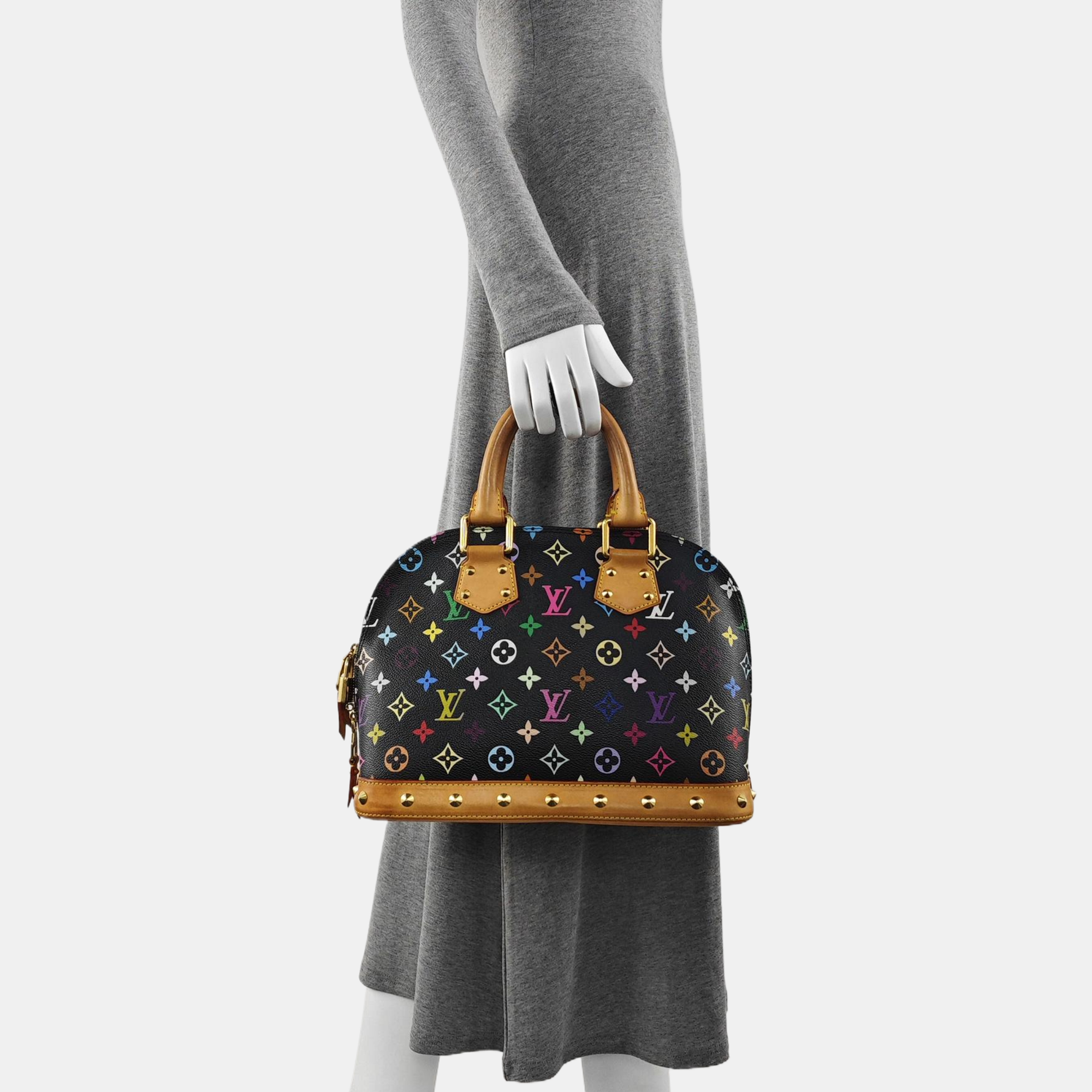 LV × TM ALMA PM Monogram Coated Canvas Black