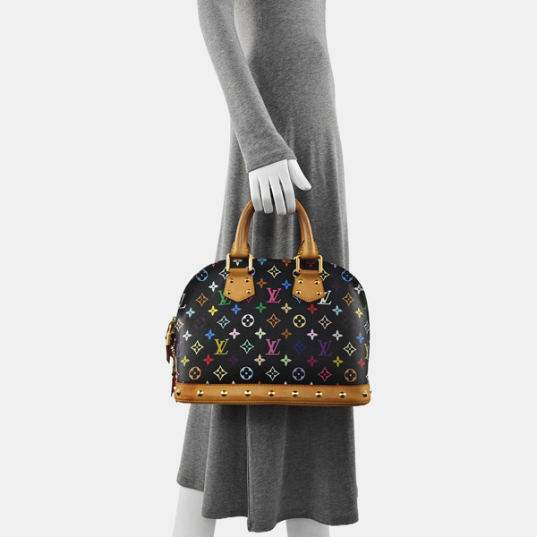 LV × TM ALMA PM Monogram Coated Canvas Black