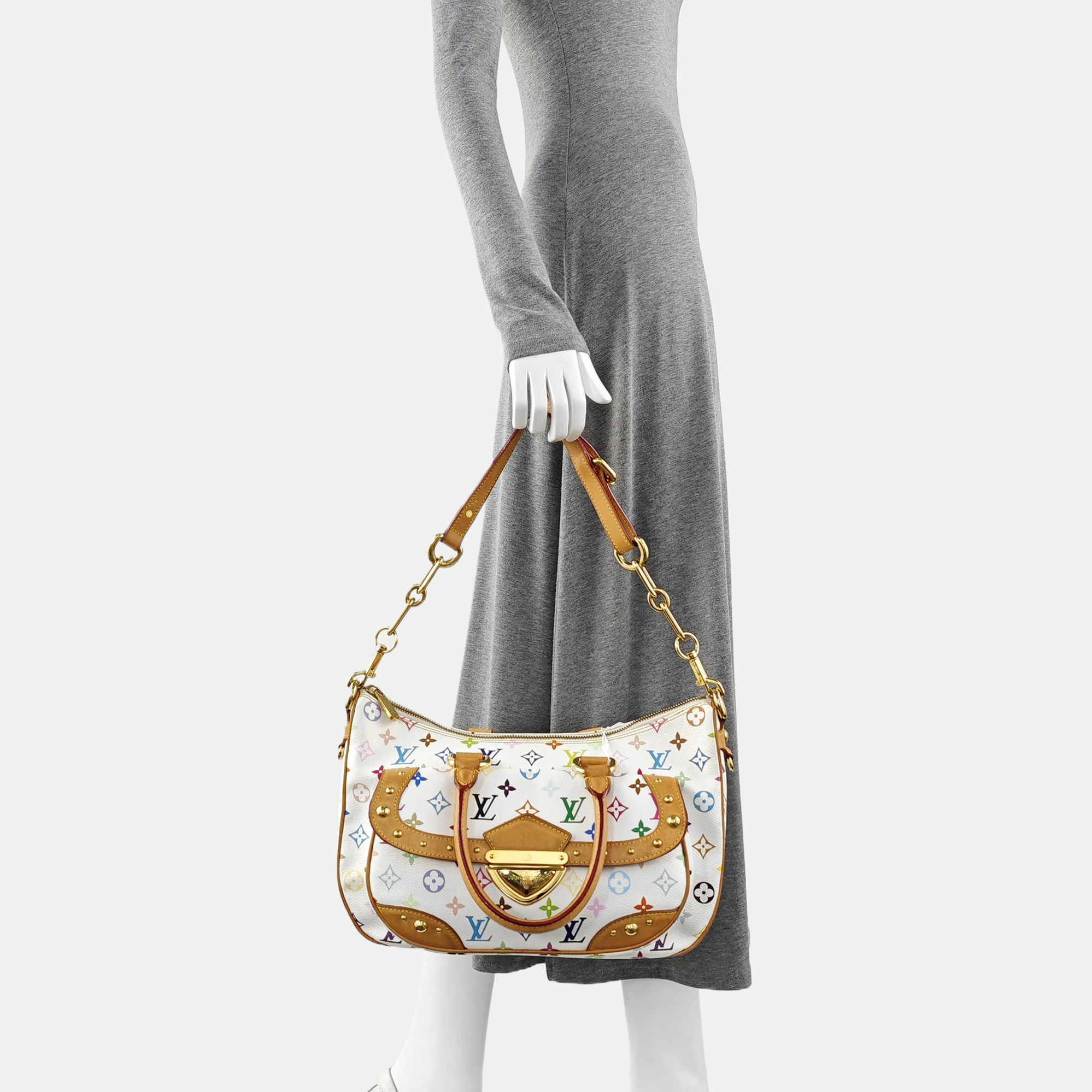 LV × TM RITA Monogram Coated Canvas White