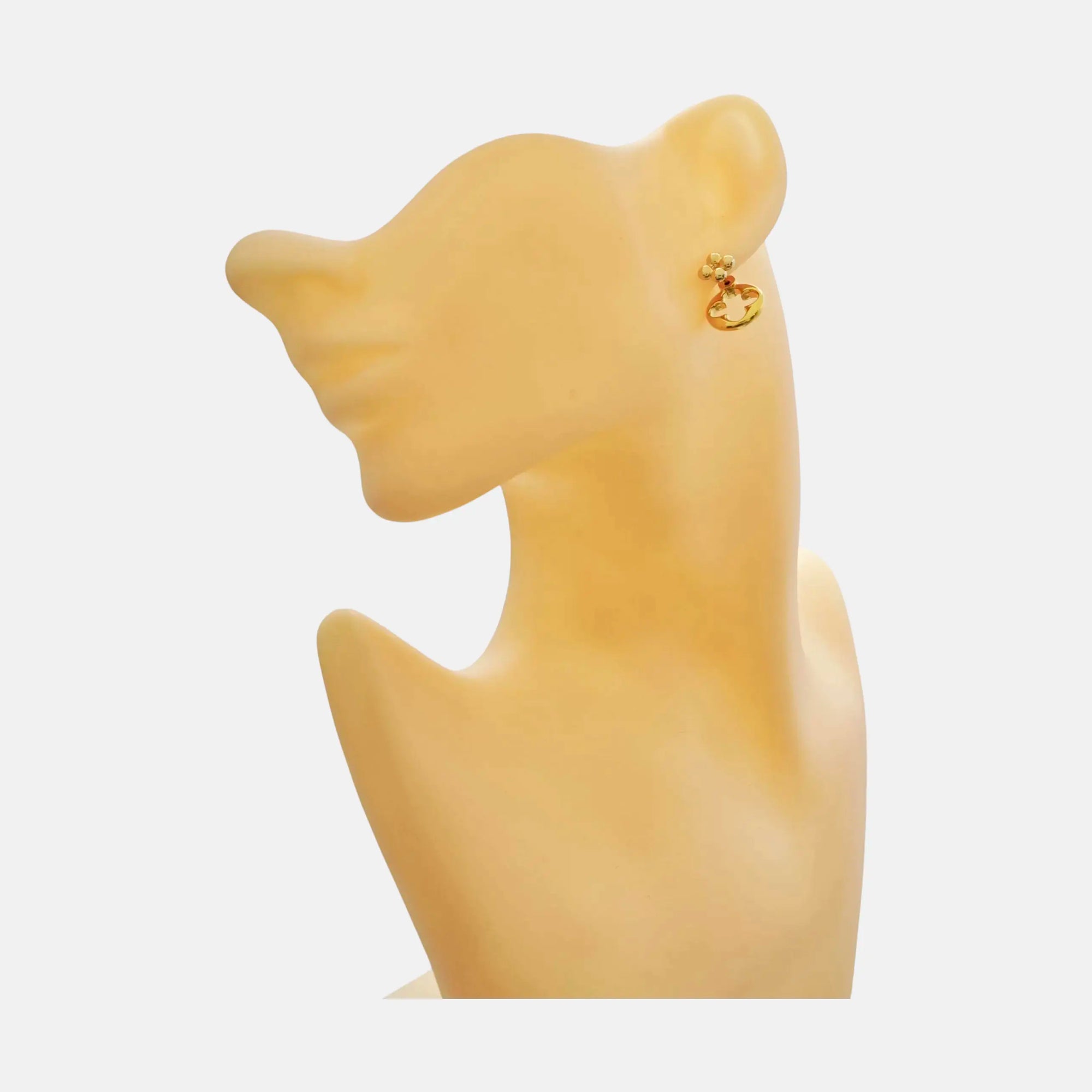COLOR BLOSSOM Metal Gold Stud Earrings