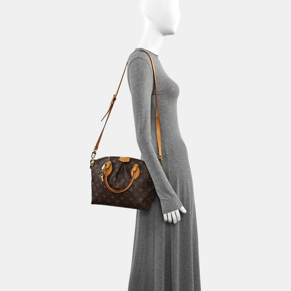 BOETIE PM Monogram Coated Canvas Brown