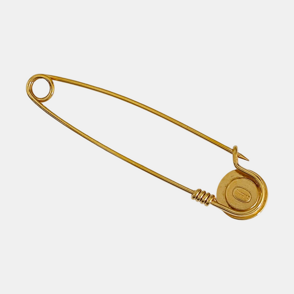 Metal Gold Brooch