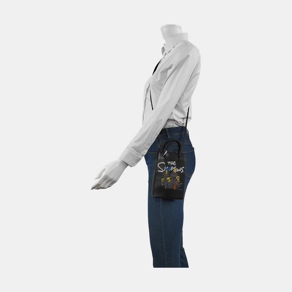 Shopping Bag Calfskin Black
