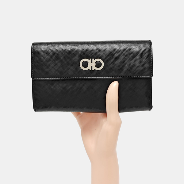 Calfskin Clutch Black