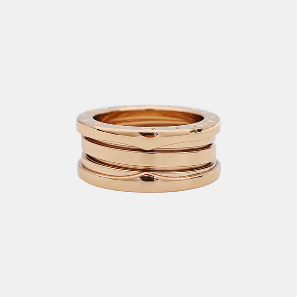 B.ZERO1 18k Rose Gold Ring EU 51