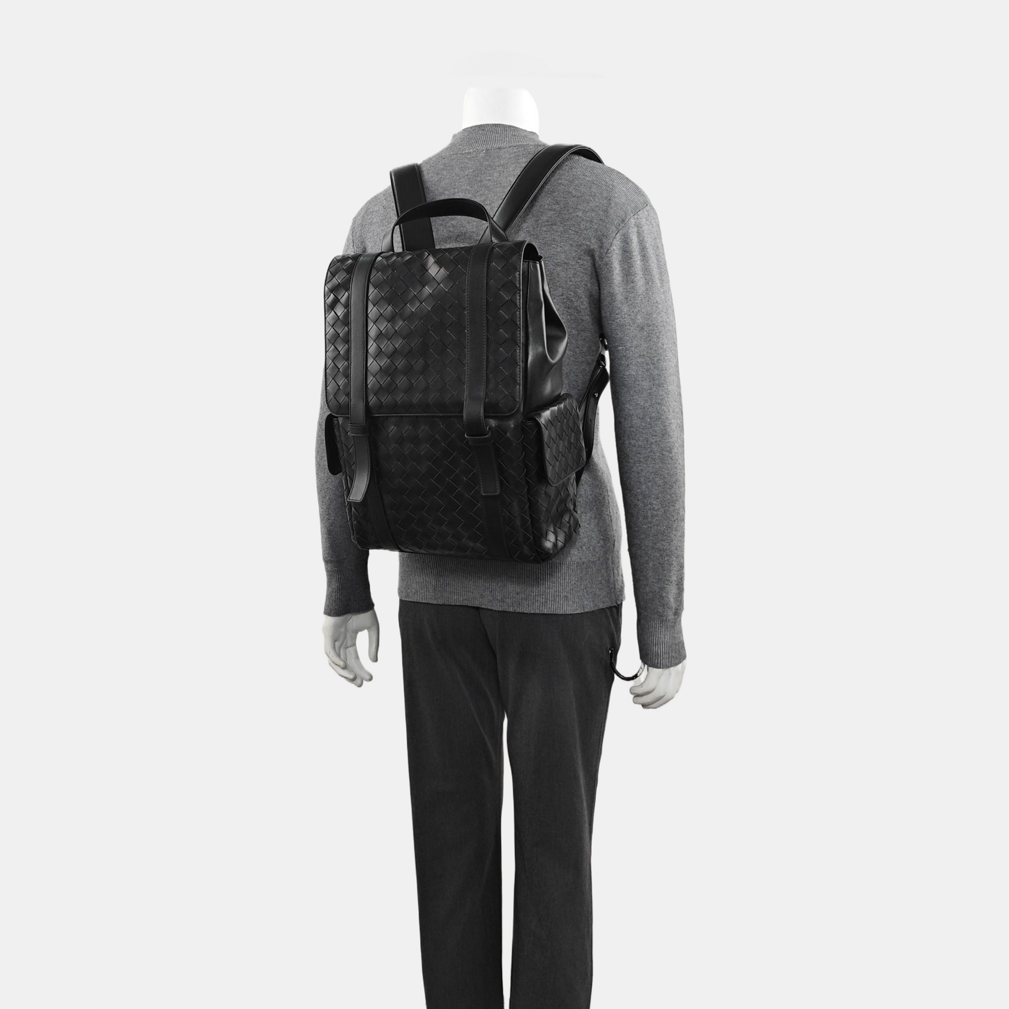 Calfskin Backpack Black