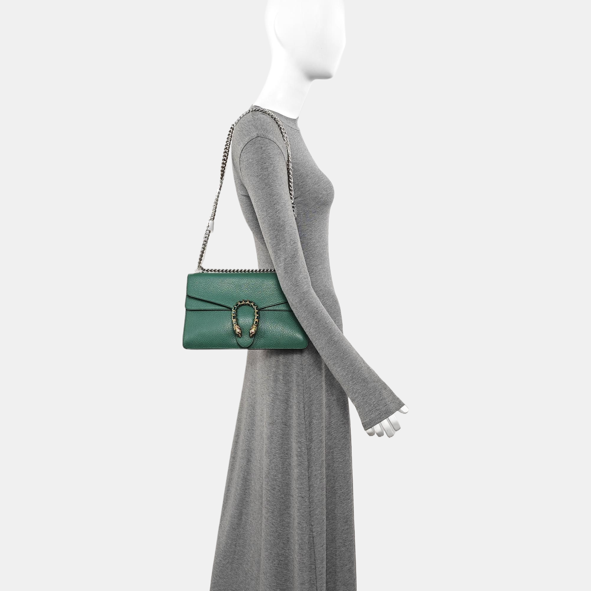 Dionysus Small Calfskin Green
