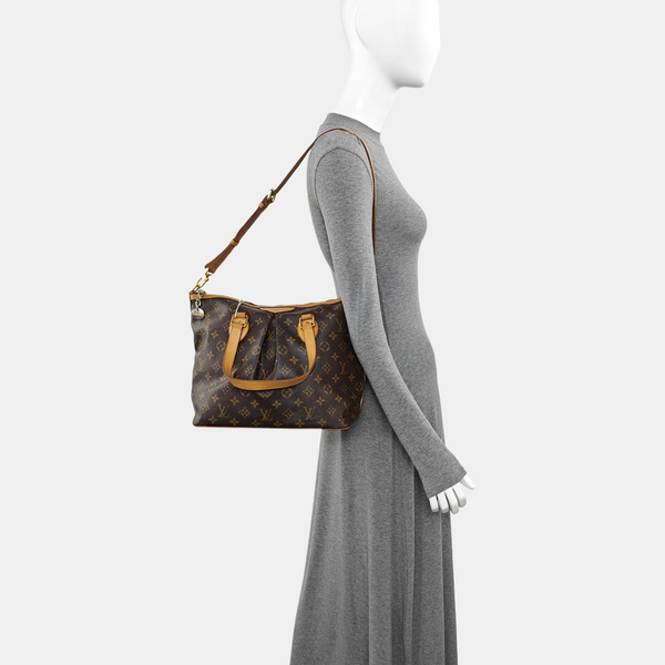 PALERMO PM Monogram Coated Canvas Brown